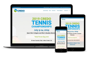 tennis championship website design