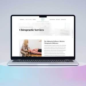 Alpharetta Wellness Collective Web Design Chiropractic