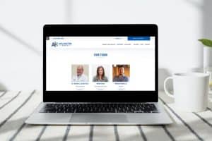 Arlington Urgent Care Website Team Page