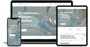 Vital Co Website Design