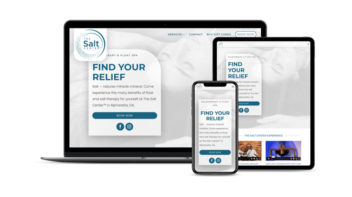 The Salt Center Website Design